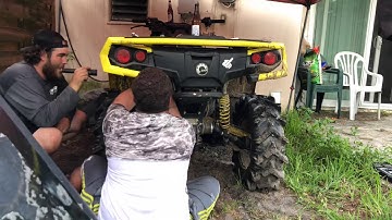 2019 Can-Am Outlander 850 XMR gets HMF Slip-On & Tuner!