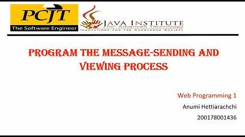 38.Program the message sending and viewing process