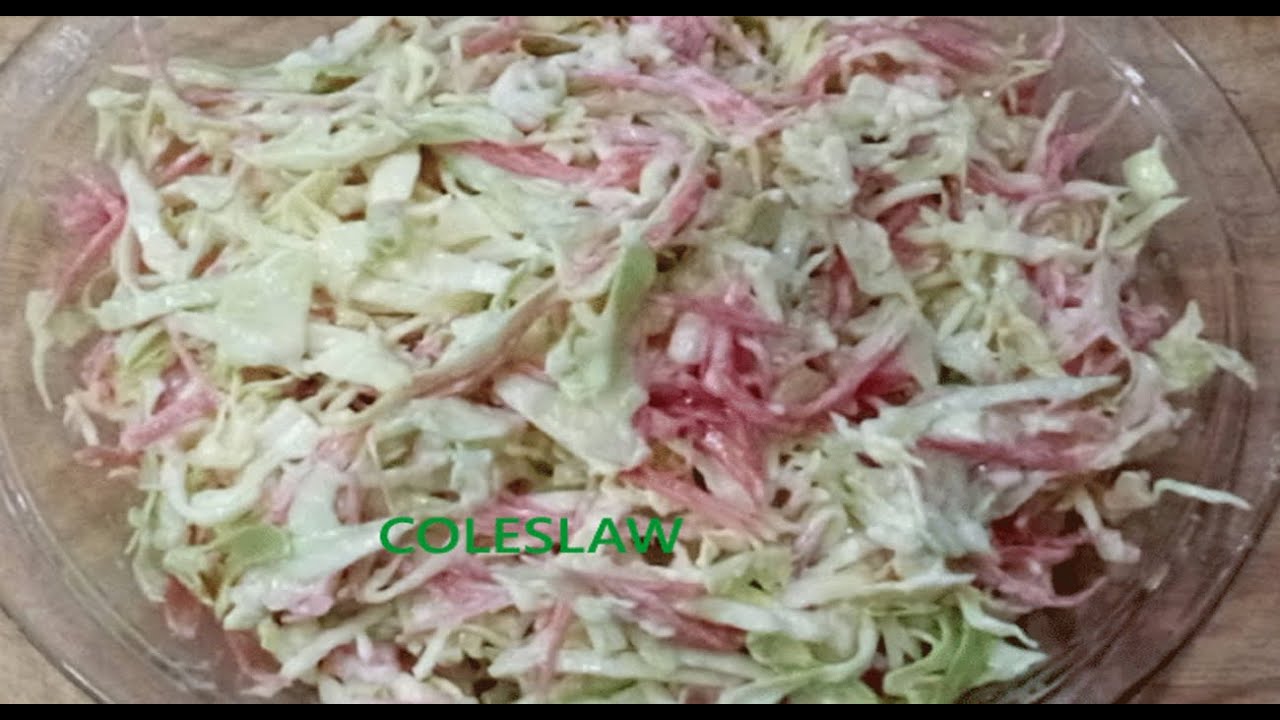 Coleslaw Recipe Best Coleslaw Recipe YouTube