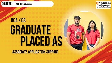 Student Placement Story as Content ASSOCIATE  APPLICATION SUPPORT | QSpiders | Rajajinagar
