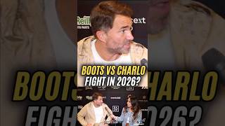 Eddie Hearn RESPONDS to Jermell Charlos callout for Boots fight!