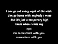 Kenny Chesney- Somewhere With You Lyrics