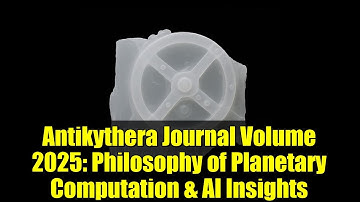 Antikythera Journal Volume 2025: Philosophy of Planetary Computation & AI Insights