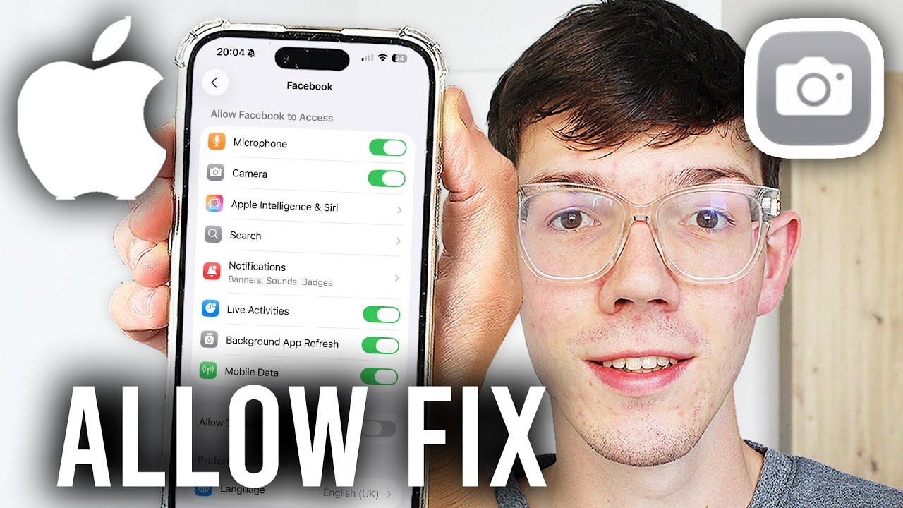Fix Can't Allow Access To Camera On iPhone Apps - Step By Step - YouTube