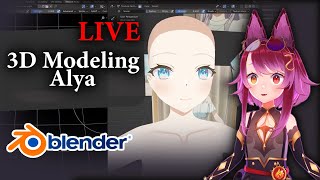 3D Waifus ! Making the ultimate Russian waifu Alya! Day 7