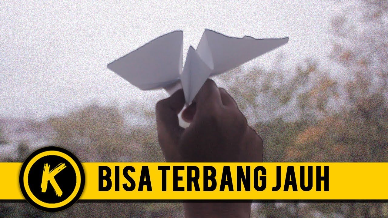 Cara Membuat Pesawat Kertas yg Bisa Terbang Jauh Origami 