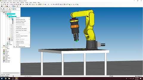 Fanuc Roboguide, Handling Pro, Setting up a work Cell,  Frame