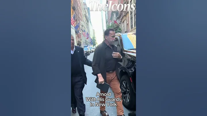 Arnold Schwarzenegger Goes To A Business Deal In New York With Guards🗽#arnoldschwarzenegger