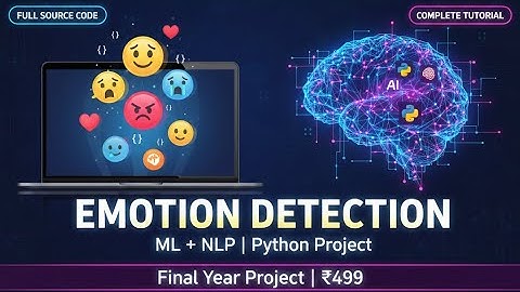 AI Emotion Detection from Text | Machine Learning NLP Project | Flask + Chart.js  Final Year Project