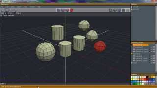 Wings3d: Select/Hide/Lock/Wire operations in the Geometry window