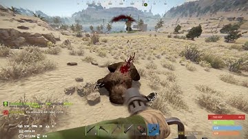 Tried out the new minigun a bit #rust #gaming