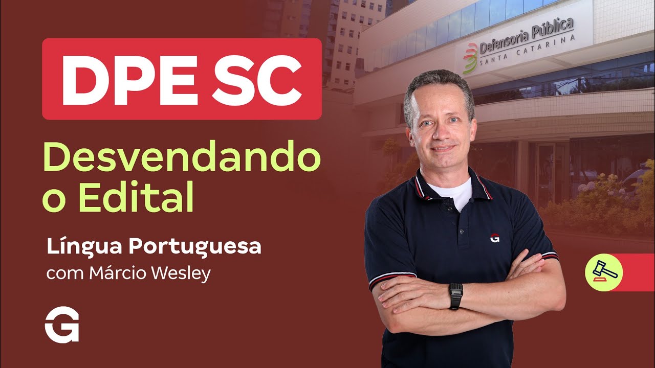 Concurso DPE SC | Desvendando o Edital | Língua Portuguesa
