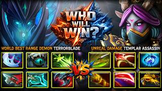 WHO WILL WIN? | WORLD BEST RANGE DEMON TERRORBLADE VS. UNREAL DAMAGE QUEEN TEMPLAR ASSASSIN DOTA 2