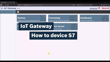 Bosch Rexroth IoT Gateway: Anbindung Fremdsteuerung S7 [de]