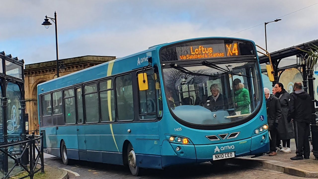 JOYRIDE THRASH + KICKDOWN: Route X4 | NK10CEO/1435 - Arriva North East: VDL SB200/Wright Pulsar 2