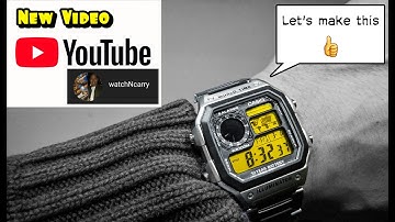 [Modified Casio] Another Casio World Time mod 👍: AE1200WHD-1A