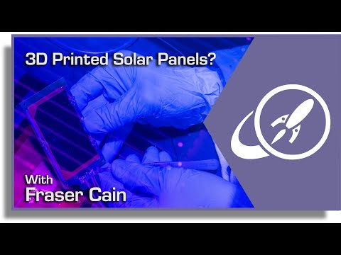 Why Launch Solar Panels When You Can Print Them Directly In Space? Printing Perovskite Panels