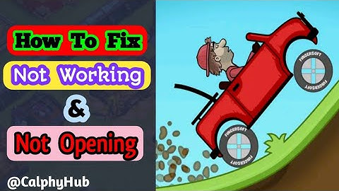 How to fix hill climb racing not Opening problem | how to fix hill climb racing not Working #racing