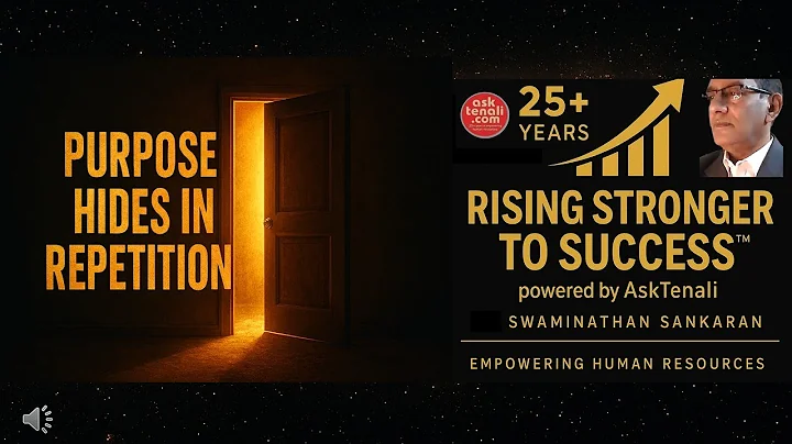Why Do We Struggle to Find Our Purpose Rising Stronger to Success™ Asktenali #shorts