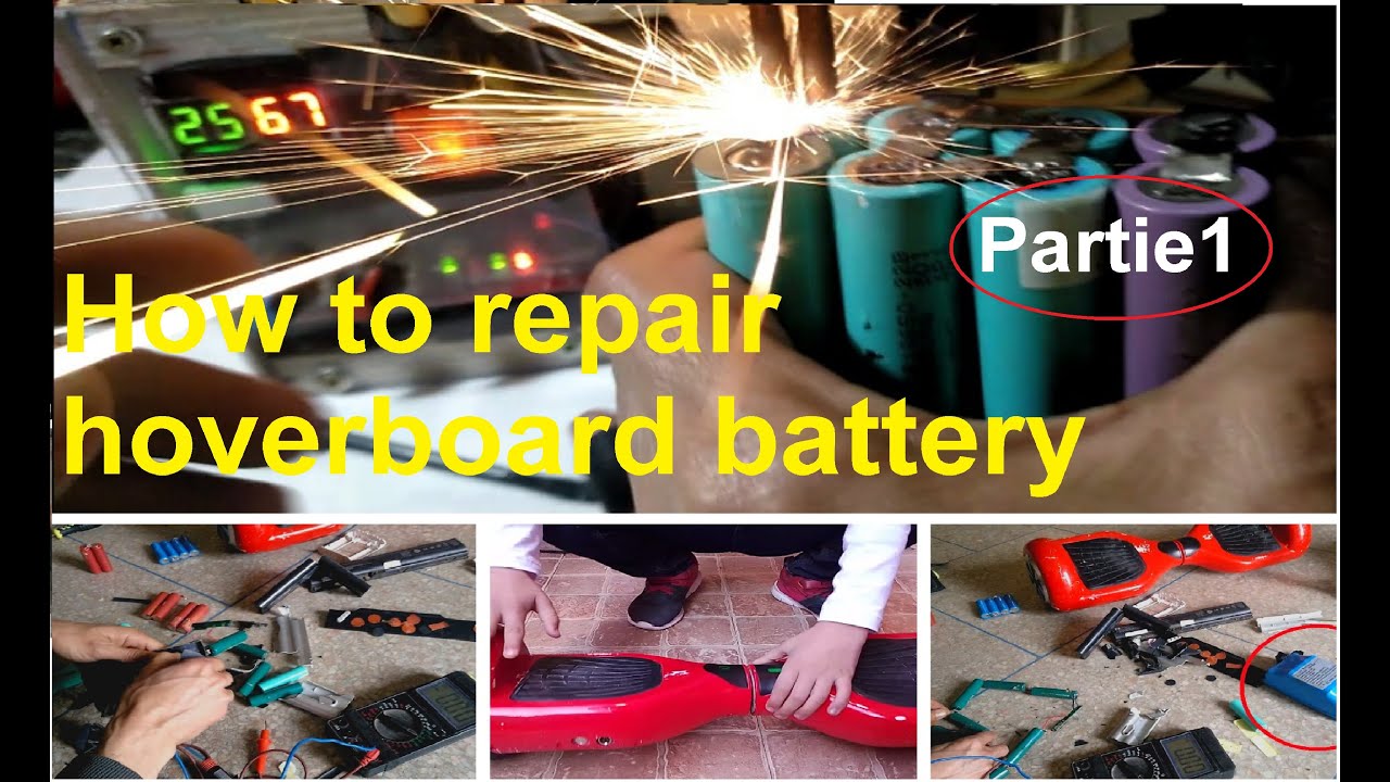 Réparation d'une batterie Li-Ion 36V 10S2P de hoverboard, à l'aide de  batteries 18650 recyclées ! 