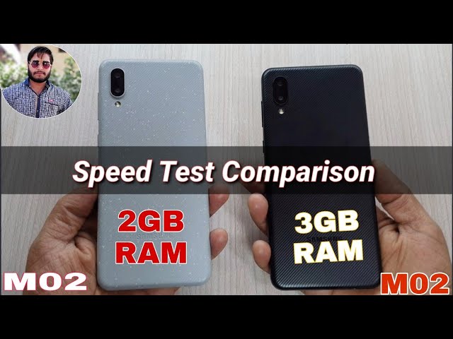 Samsung Galaxy M02 3GB (RAM) vs M02 2GB (RAM) Speed Test Comparison?