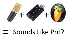 How to record like a Pro in FL studio using BM800 and 7.1 Channel Soundcard? (TAGALOG)(PH) - PART 1