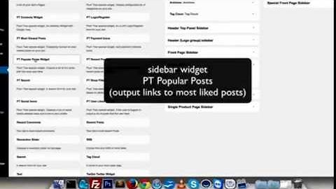 Configuring Widgets with Dash WordPress WooCommerce Theme