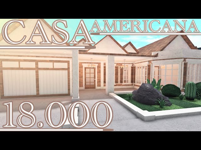 BLOXBURG - CASA MODERNA AESTHETIC SOFT CONTEMPORÂNEA *NÃO PRECISA DE  GAMEPASS* *Speedbuild* - ROBLOX 