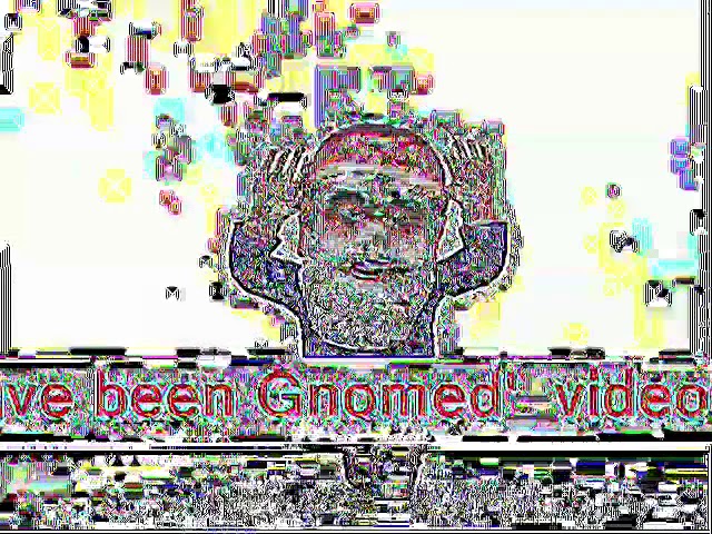 youve been gnomed.wmv but the gnome has problems