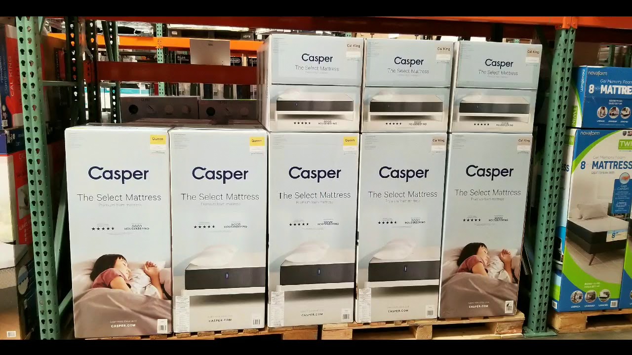 Costco Casper 4 Layer Memory Foam Mattress Queen 599 And Cal King 799 Youtube