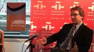 Tony Frazer, editor, en el Instituto Cervantes de Dublín