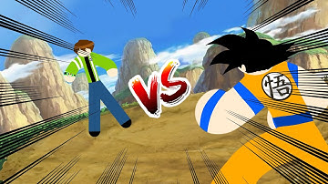 BEN 10 VS GOKU | STICK NODES ANIMATION