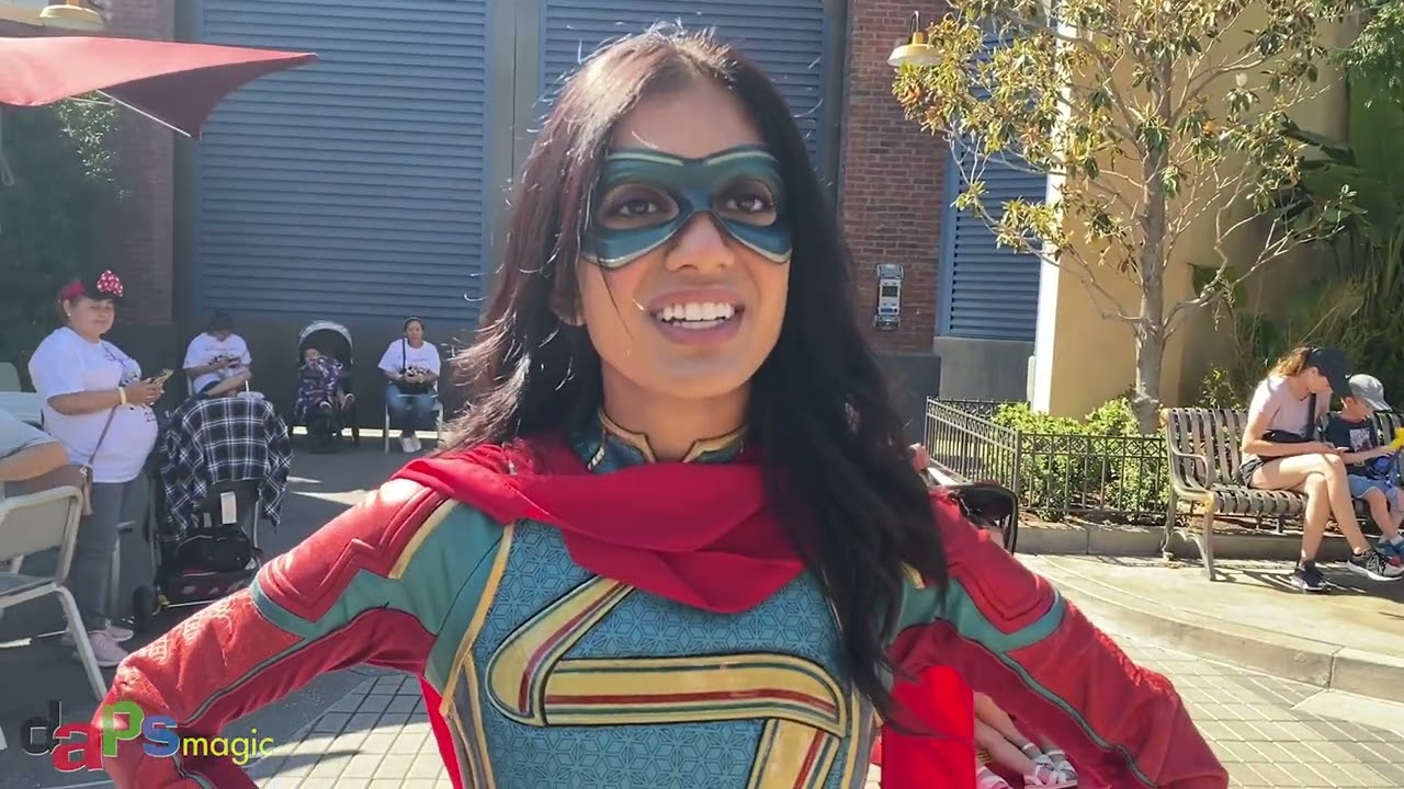 Ms. Marvel in Avengers Campus at Disney California Adventure - YouTube