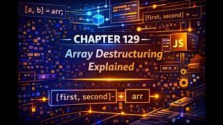The Complete JavaScript Tutorial in Malayalam - Chapter 129 - Array Destructuring Explained in JS