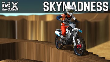 Rouler à 100m au dessus du vide !! Mx Simulator: SkyMadness rd. 6