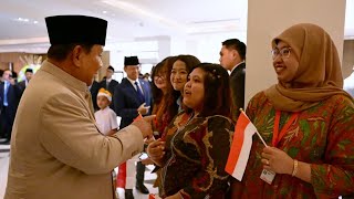 President Prabowo Warmly Welcomed by Indonesian Students and Diaspora, New Delhi, September 11, 2026
