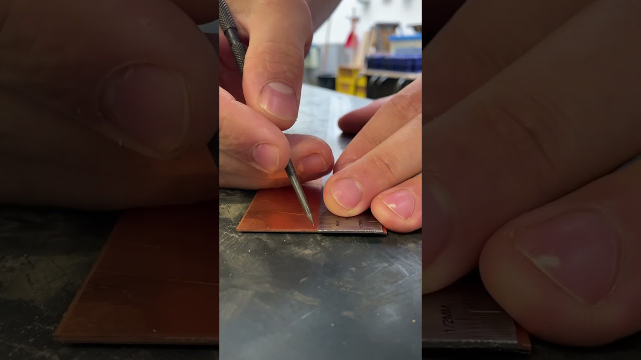 Correct scribing technique