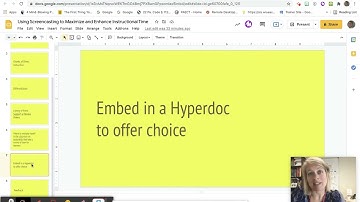 Using Screencasts to Maximize and Enhance Instructional Time Part 4