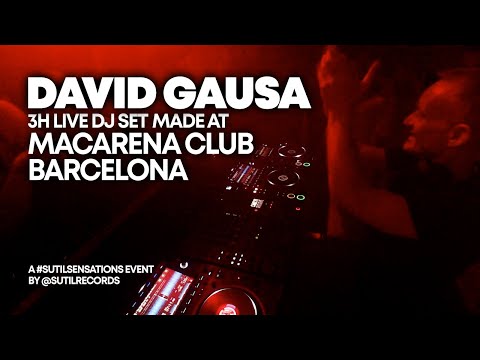 David Gausa 3h live DJ set at Macarena Club Barcelona