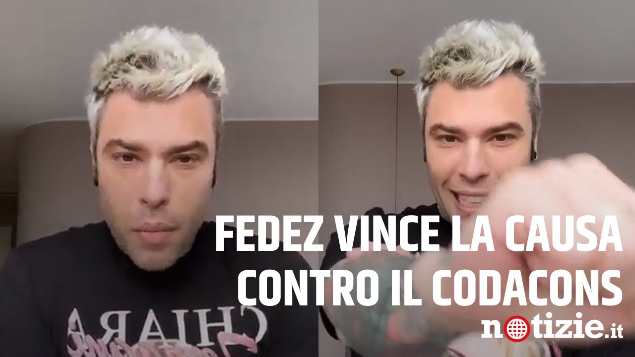 Fedez vince la causa contro il Codacons - YouTube