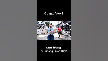 Google Veo 3 | Jalan Berlubang  #google #veo3 #funny #viral #fyp #AI #gemini