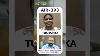 #UPSC2025 #AIR393 #Tusharika #ShubhamAggarwalSir #VidyapeethIAS #UPSC #IAS #IPS #upscmotivation