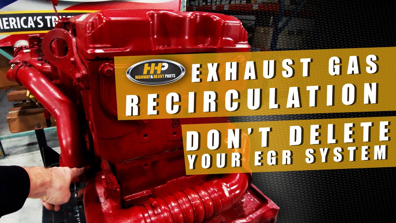 Exhaust Gas Recirculation, Don't Delete Your EGR System - YouTube