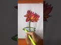 Draw a Lotus Flower  #drawing YouTube shorts trending
