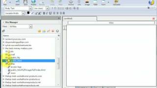 Pushtraffic.com Kompozer Tutorial Add Site