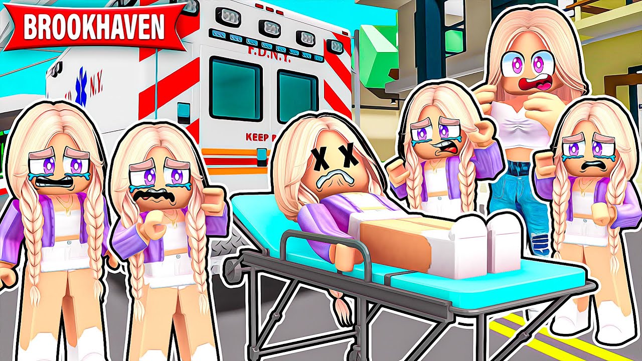 PIĘCIORACZKA TRAFIŁA DO SZPITALA na BROOKHAVEN RP w ROBLOX!