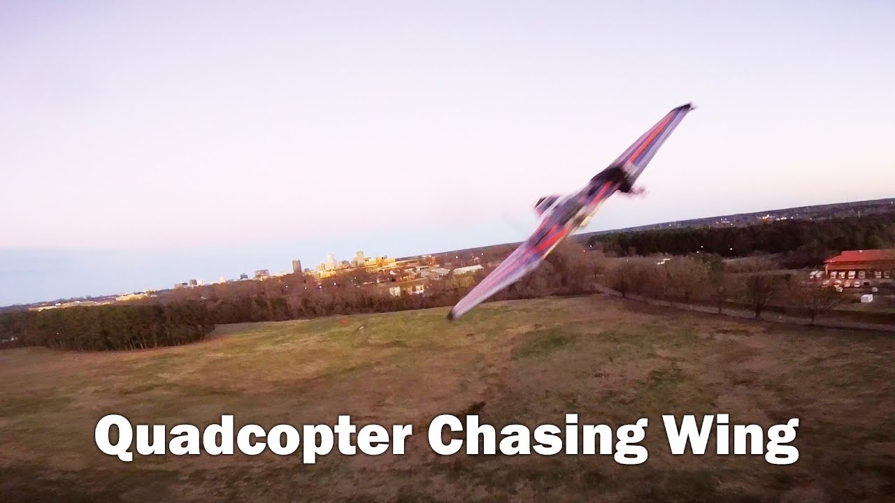 The Chase Is On! FPV Quad Chasing a Wing Part 2 feat. Shelby Voll