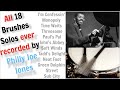 All brushes solos by philly joe jones