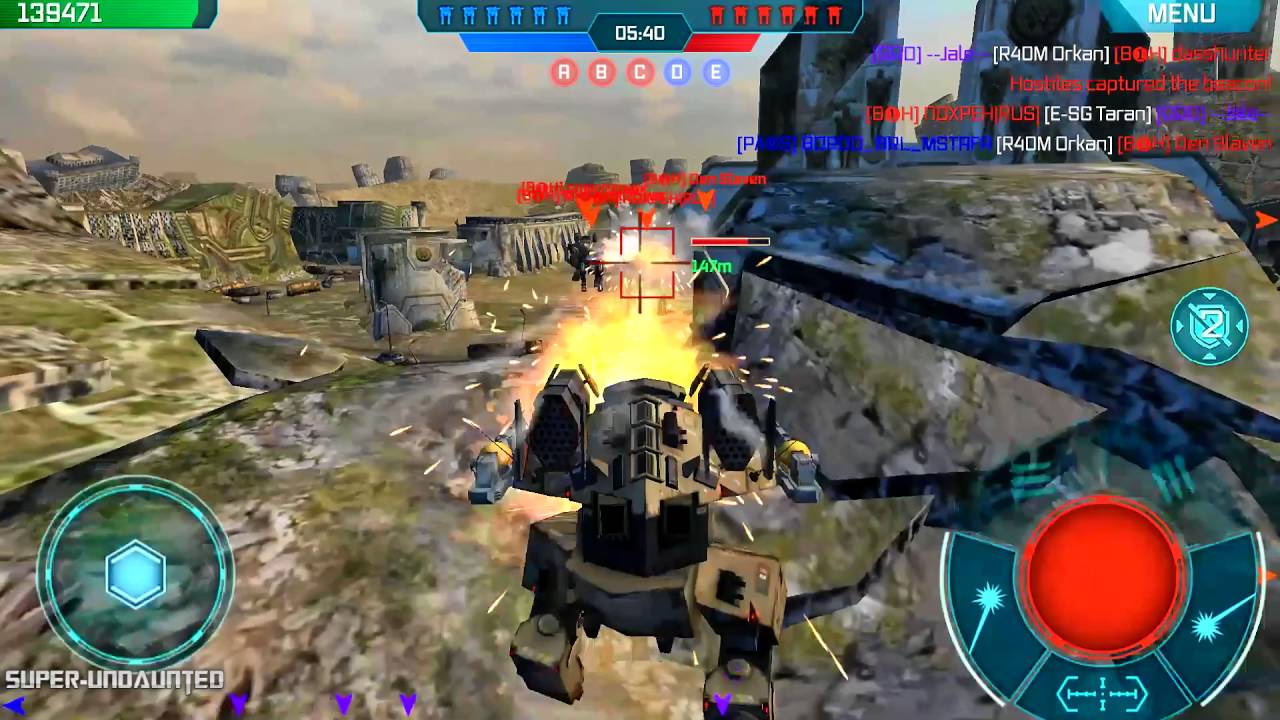 Walking War Robots - Destroying B①H Clan [60fps]