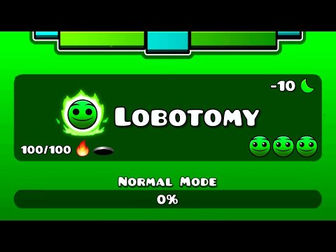 Видео: LOBOTOMY DASH (All Levels 1~23 / All Coins) | Geometry Dash 2.2